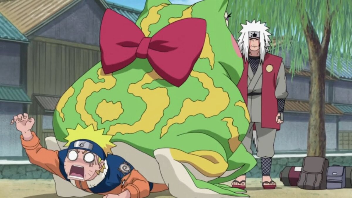 Наруто и Гамарики.