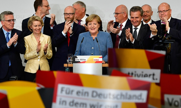 Меркель на итогах выбора на место Канцлера