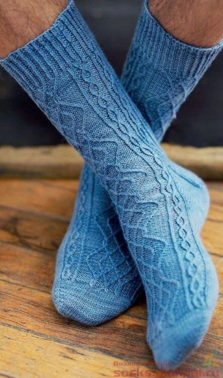 Красивые мужские носки, но сделаем резинку покороче и вот уже женские, фото из интернета