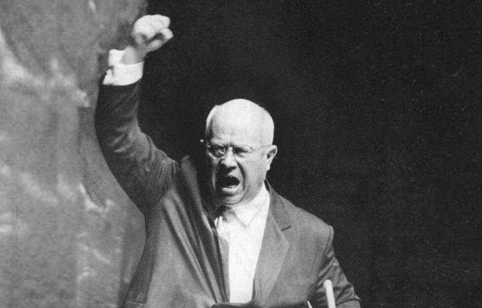 Хрущев кричит. 