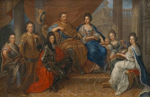 Анри Гаскар(1635-1701). Ян III Собеский с семьей(1693). В открытом доступе. Яндекс-картинки.