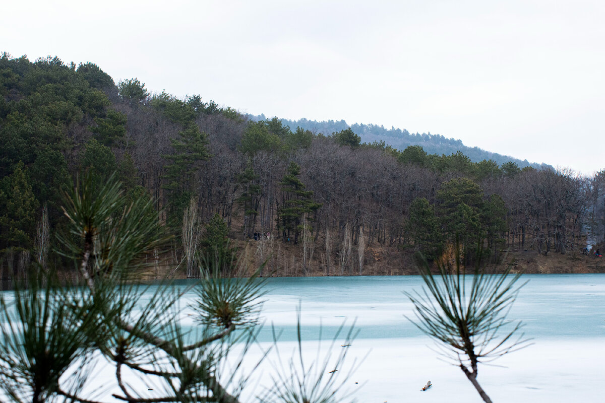 Отдых на бирюзовом озере в Запрудном