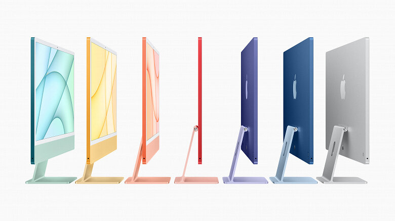 Цвета нового iMac