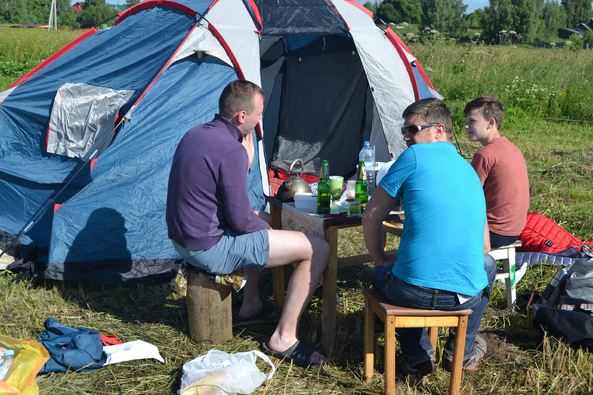Без палатки точно не обойтись