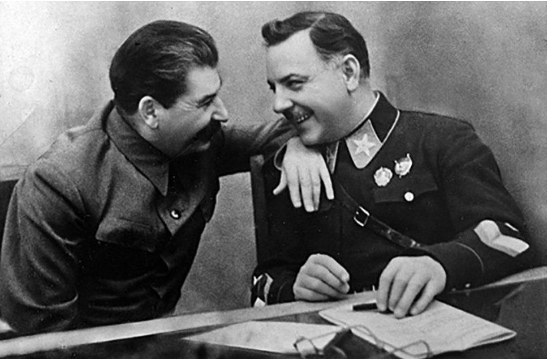 Иосиф Сталин и Клим Ворошилов