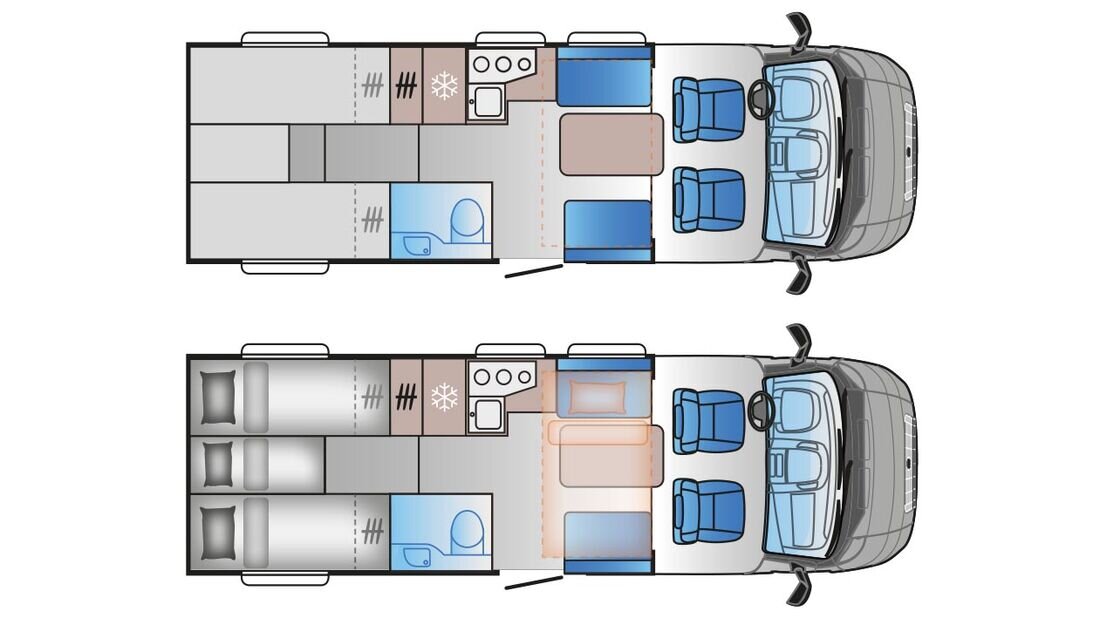 Планировка модели Sun Living S72DL