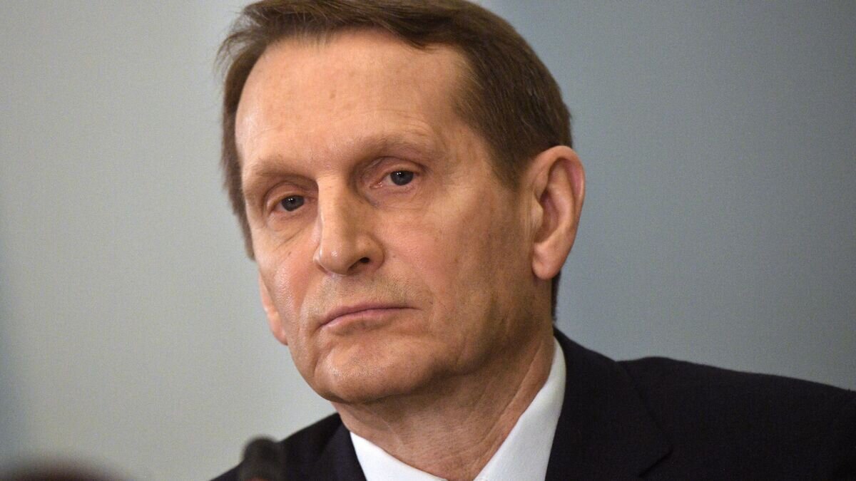    Председатель Российского исторического общества Сергей Нарышкин во время заседания круглого стола, посвящённого исторической роли России в освоении космоса© РИА Новости / Евгений Биятов