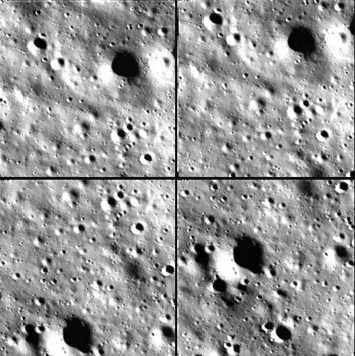 Что является причиной образования кратеров на луне