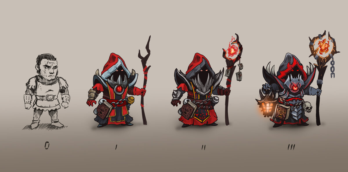 Чернокнижник. Способен подвергать противников в ужас, насылать агонию или призывать самых жутких демонов.