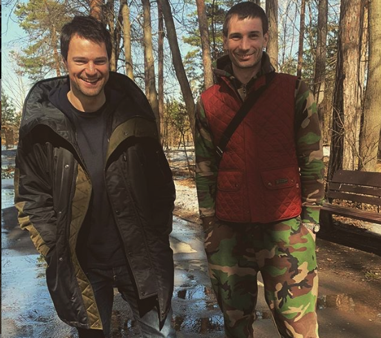 Данила Козловский с родным братом Егором