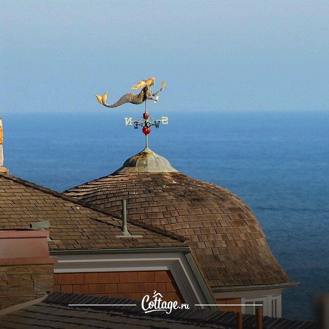 Флюгер-русалка.