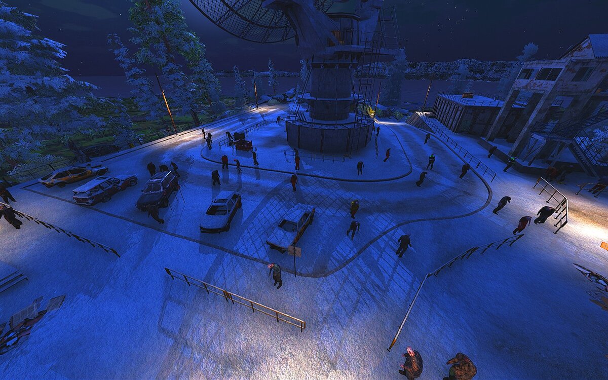 На улицах полно марионеток-зомби...