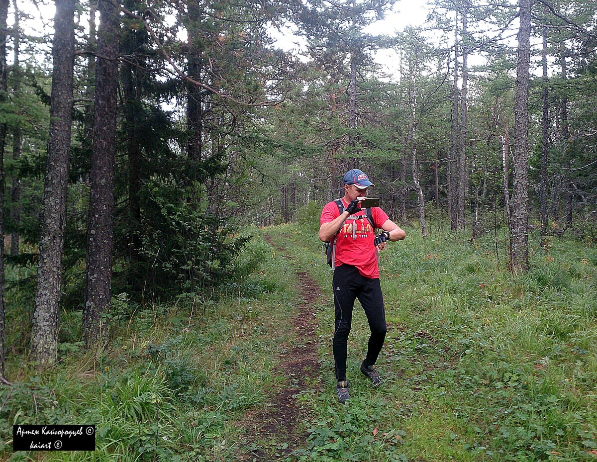 Дорога, поднимающаяся из деревни Кусимово к горе Кусимова, подходим к вершине