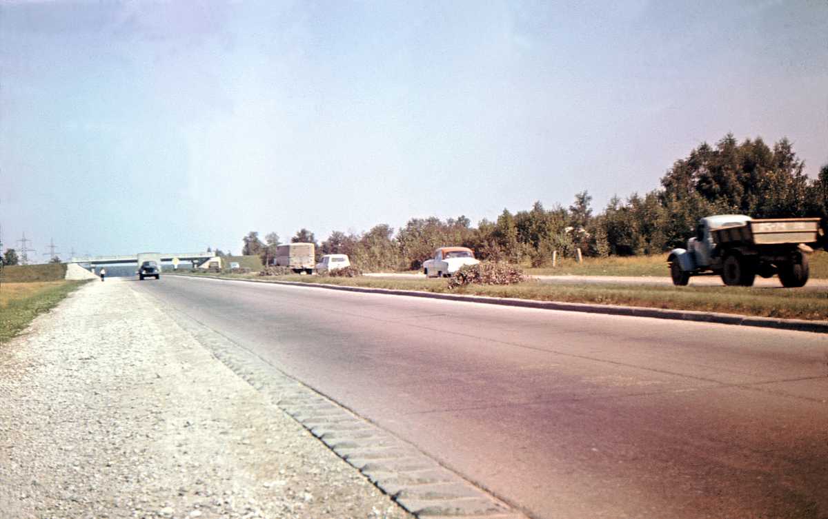 МКАД при СССР. Поток машин