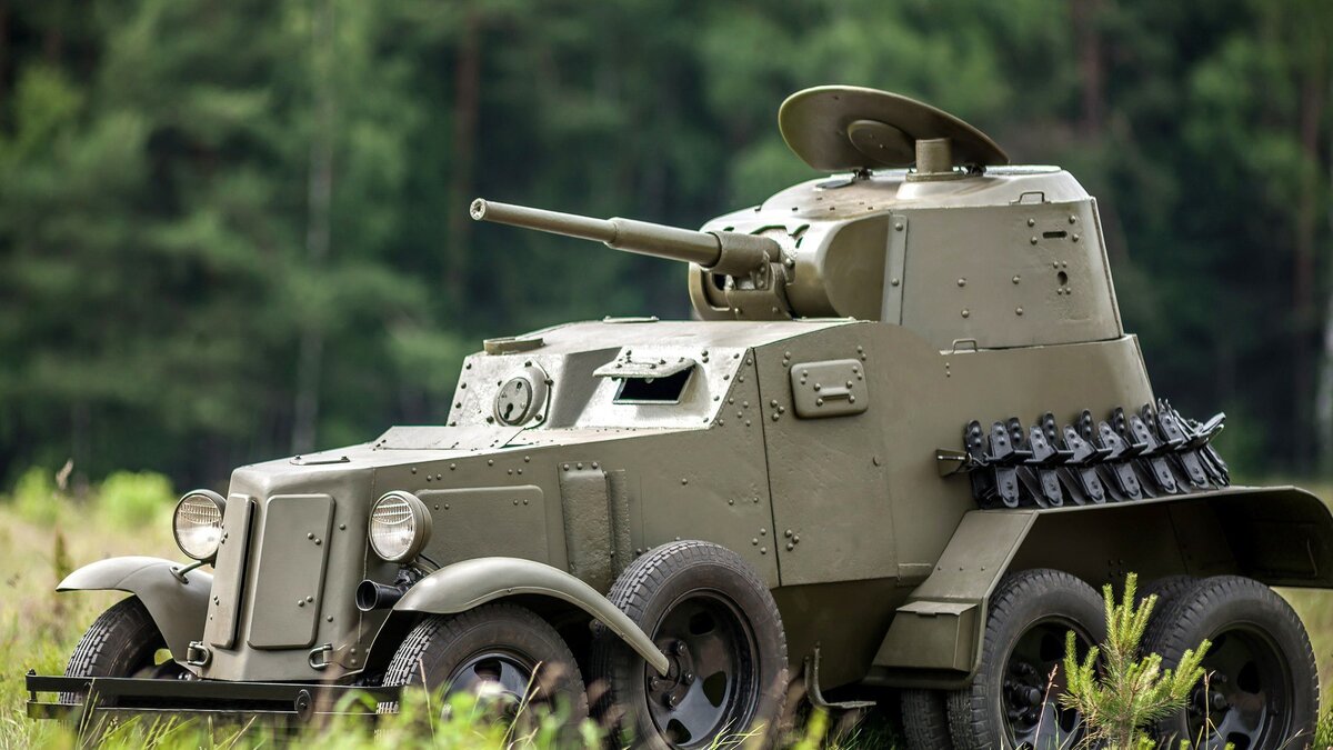 БА-10 без модификаций.