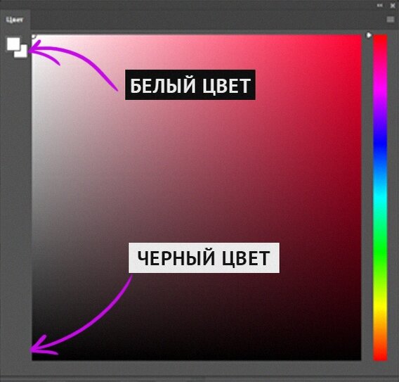 Пример хороших черного и белого цветов