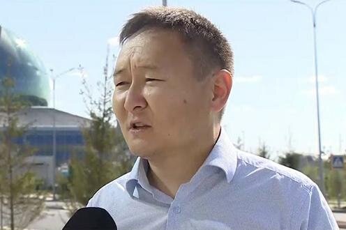 Арман Байганов. Кадр телеканала "Хабар 24"