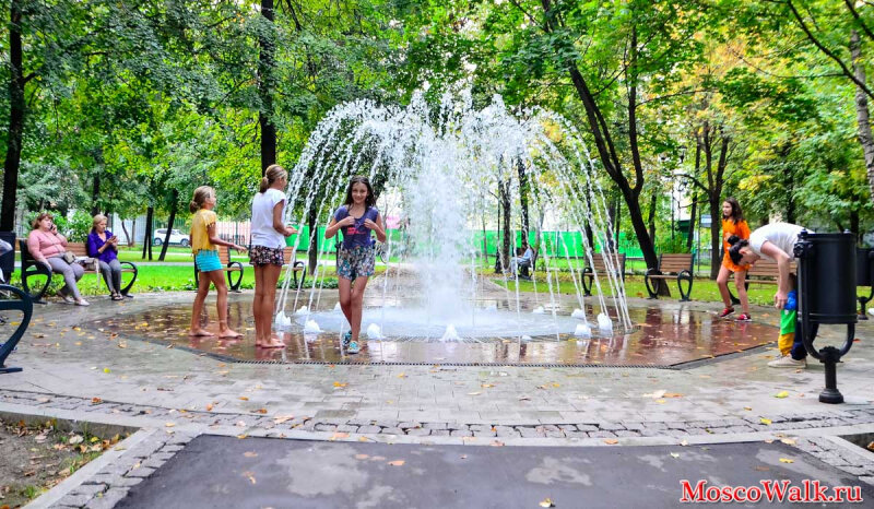 Новослободский парк москва карта