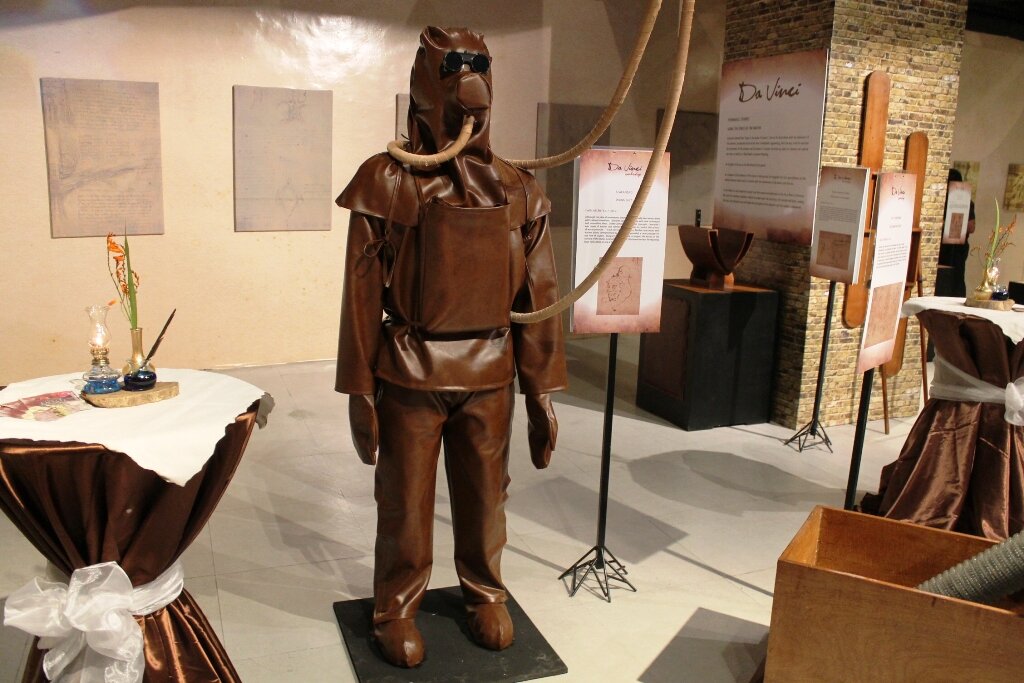 Очень похож на современные модели (источник фото http://divingsuitsakigaku.blogspot.com/2015/07/diving-suit-of-leonardo-da-vinci.html)