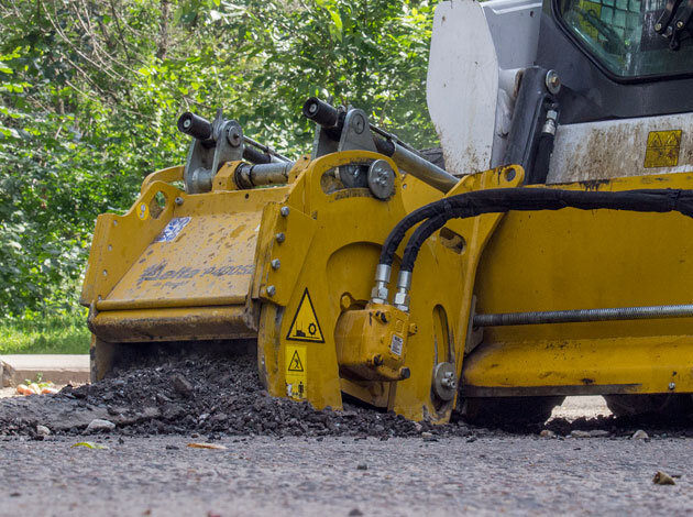 Дорожная фреза Delta PSL для ямочного ремонта