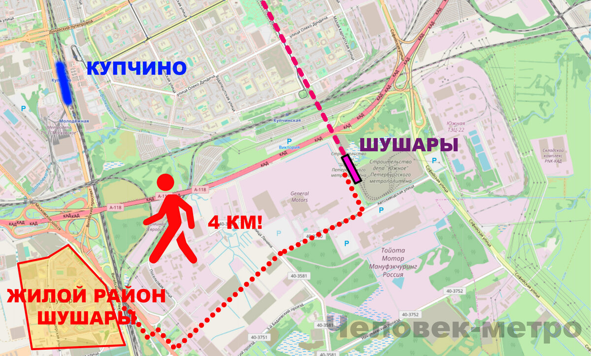 Схема метро спб кудрово