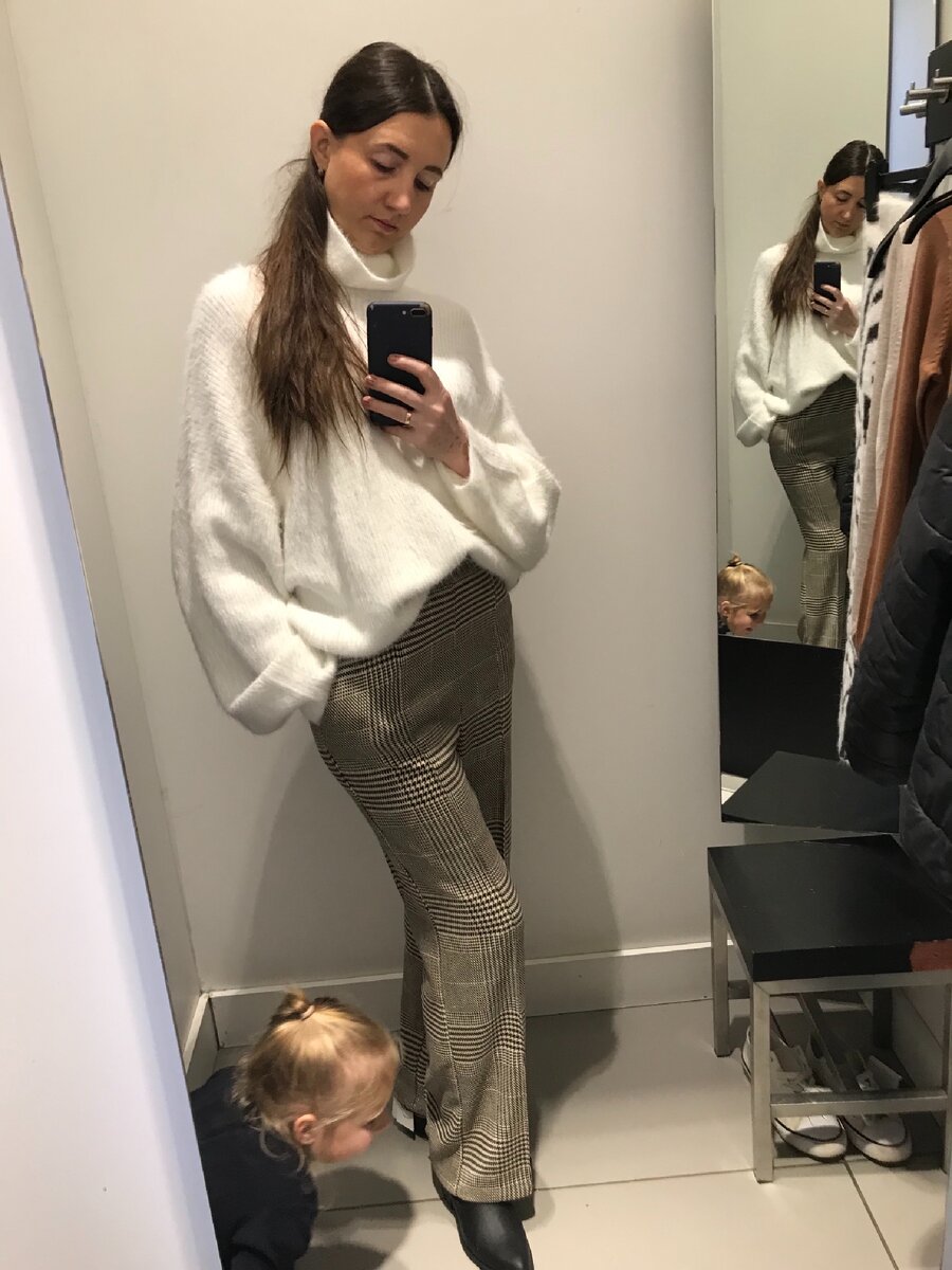 Вот примерно так и происходят всегда примерки)))