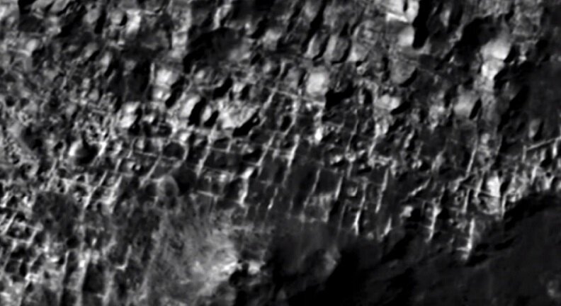 Один из городов на марсианской поверхности (фото: NASA)