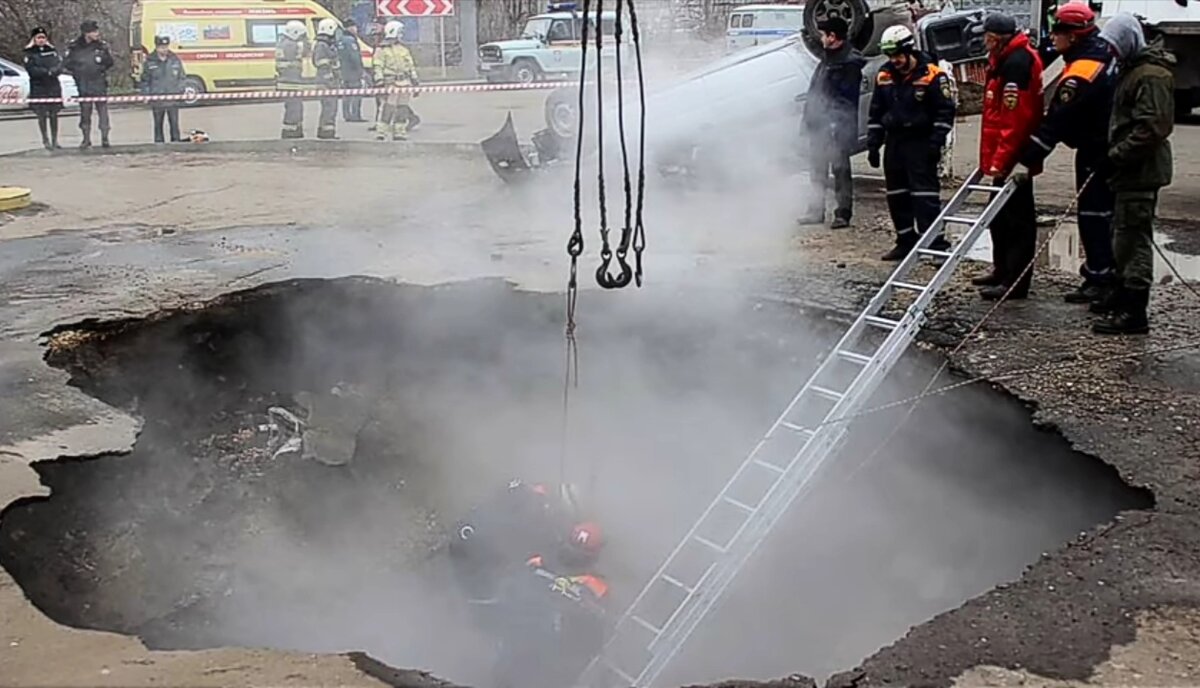 Это не бомбежка во время войны. Это обычный день в Пензе. 