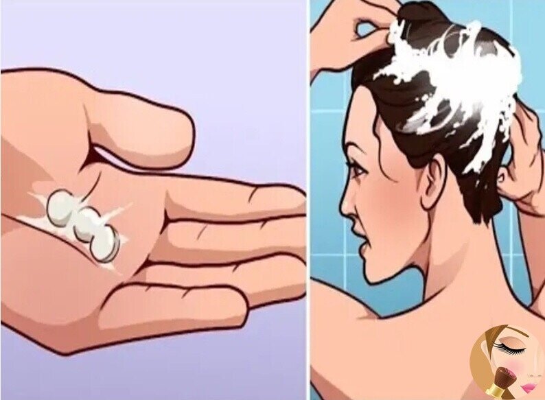   Как же использовать аспирин для волос? Просто возьмите 3 таблетки аспирина и раздавите их для лучшего и легкого использования.