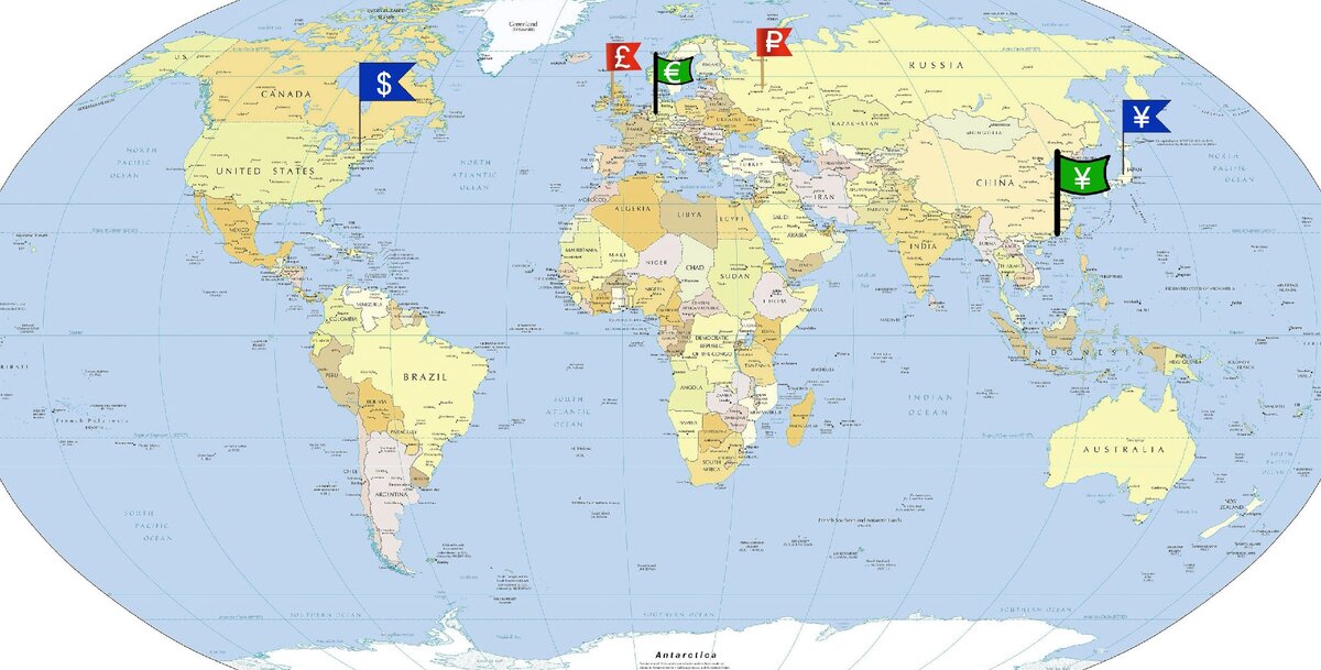 Биржи находятся в разных странах, частях света и часовых поясах