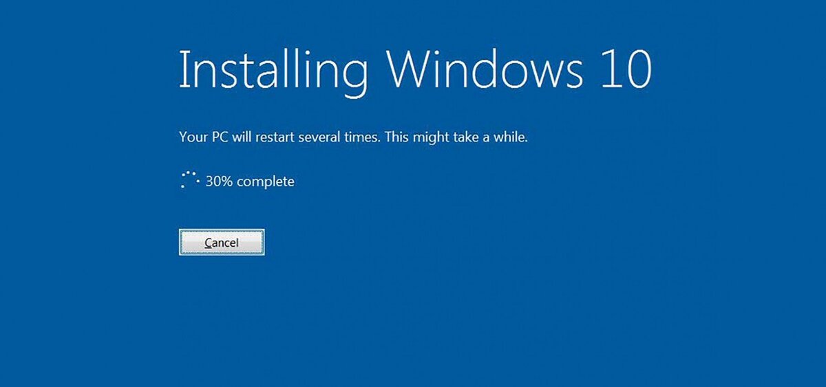 Переустановка Windows 10