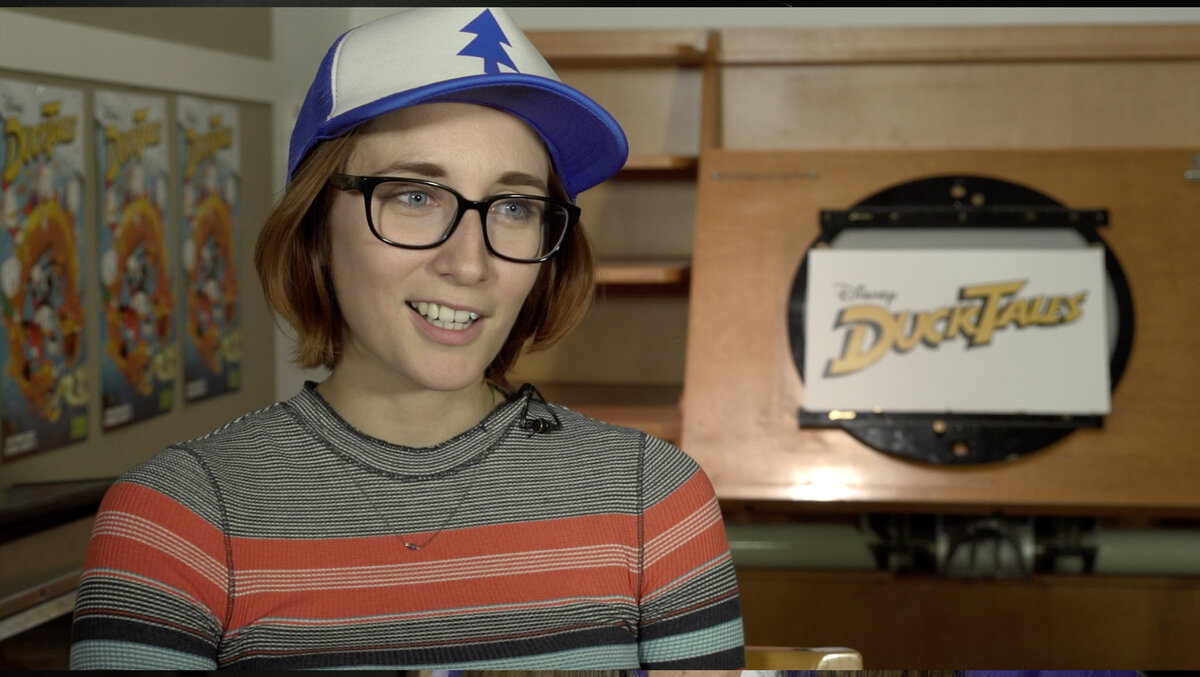 Дана Террас в кепке Диппера