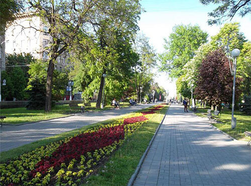 Волгоград проспект Ленина аллея