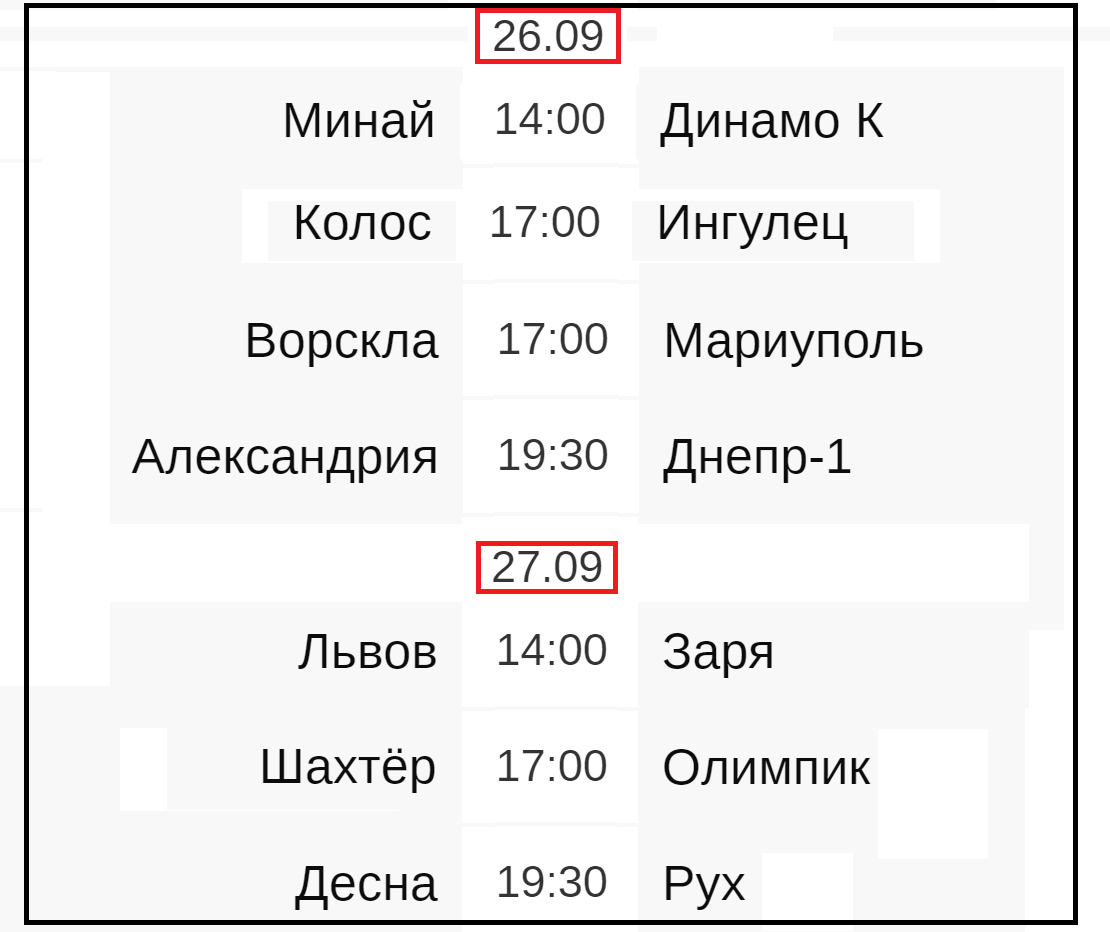 Чемпионат Украины по футболу (УПЛ). 3 тур. Таблица, результаты, расписание.  | Алекс Спортивный * Футбол | Дзен