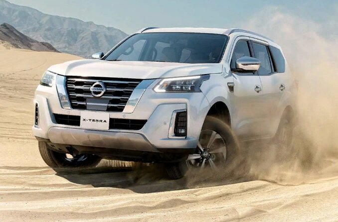 Nissan X-Terra 2021, фронтальная часть