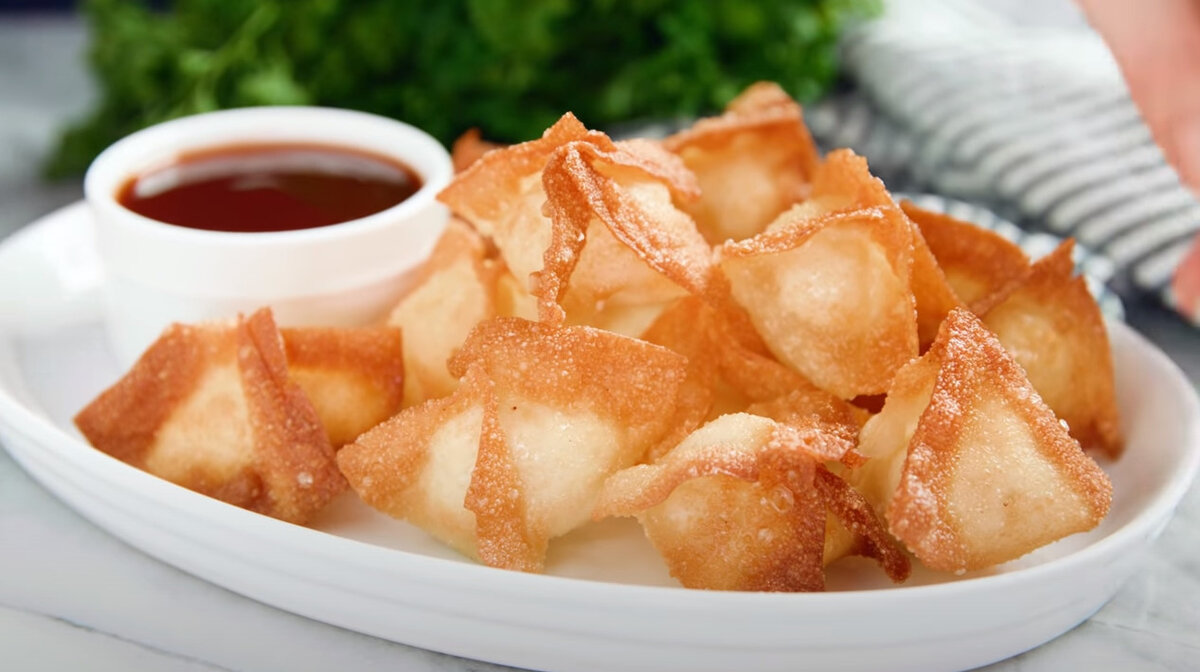 Вонтоны со сливочным сыром 