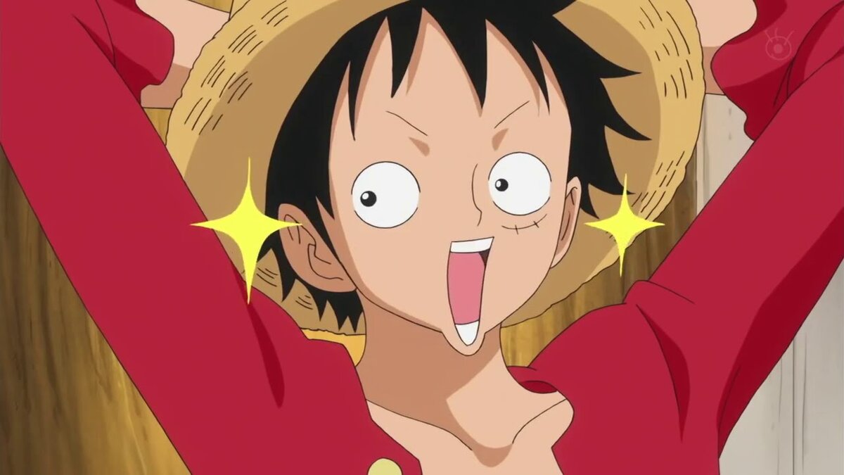 One piece Луффи моменты из аниме