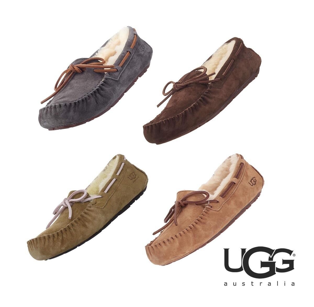 Мокасины с мехом UGG Australia купить угги в Москве в интернет-магазине со шнурком