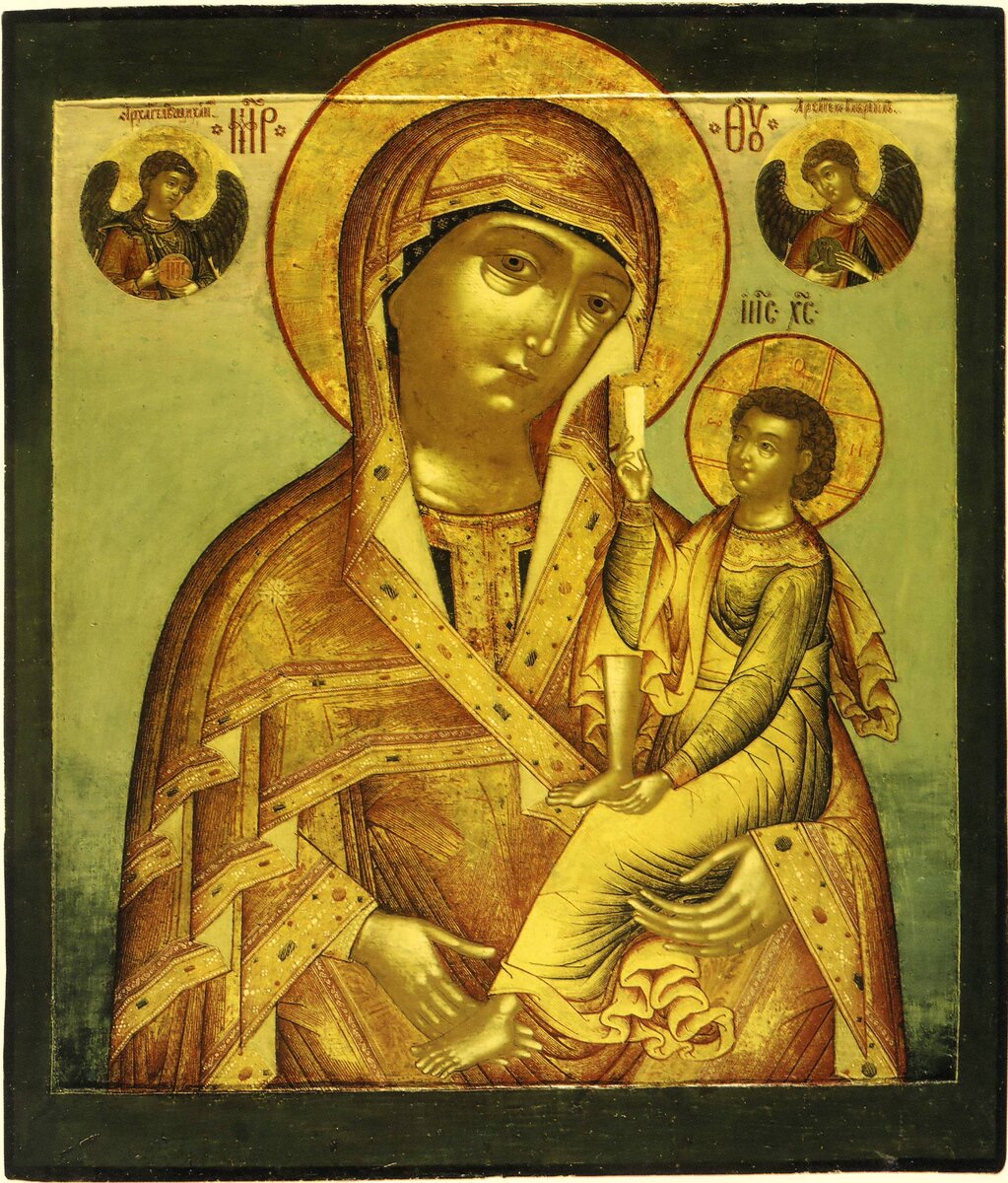 Шуйский-Смоленский образ Пресвятой Богородицы. Оружейная палата. Конец XVII века. 