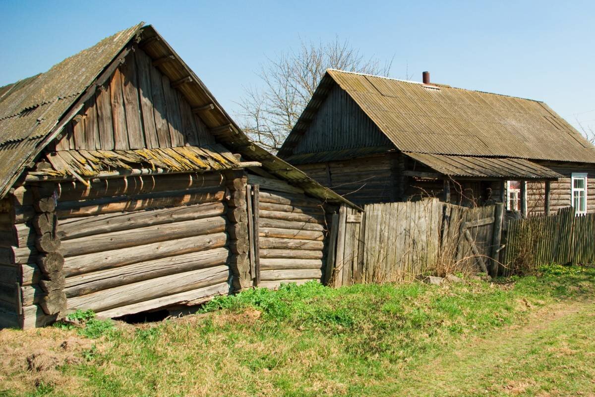 Почему практически не было никакой растительности?, 100 лет назад в деревнях.