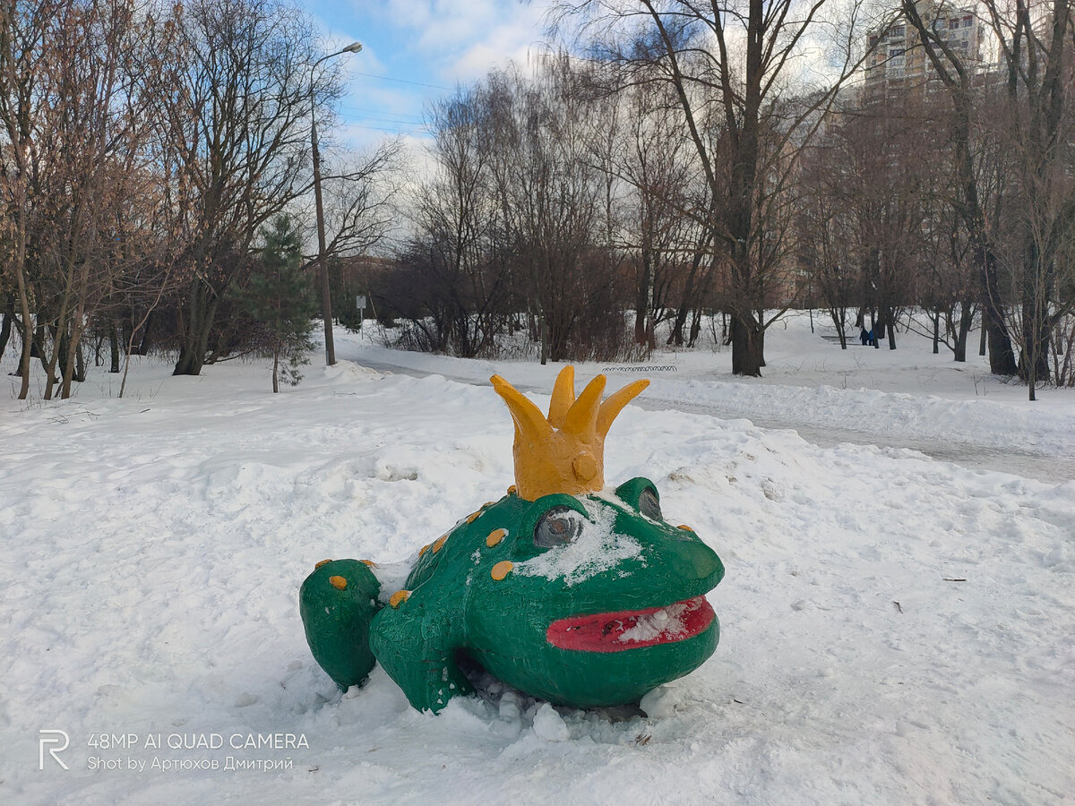 Гуляем по парку у Мосфильмовского пруда - 