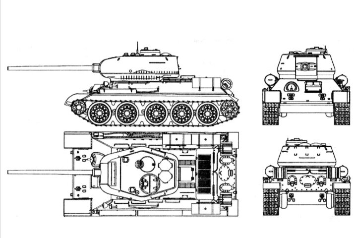 Т34 схема. Чертёж танка т-34-85. Схема танка т34 корпус.