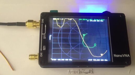 Скачать видео: Прибор NanoVNA.Измеритель характеристик антенн.Как пользоваться и настройка
