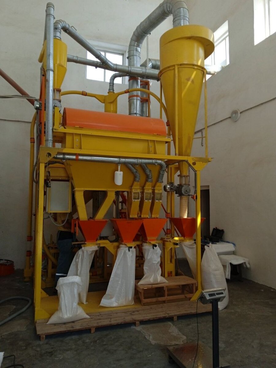 Крупорушка на предприятии.