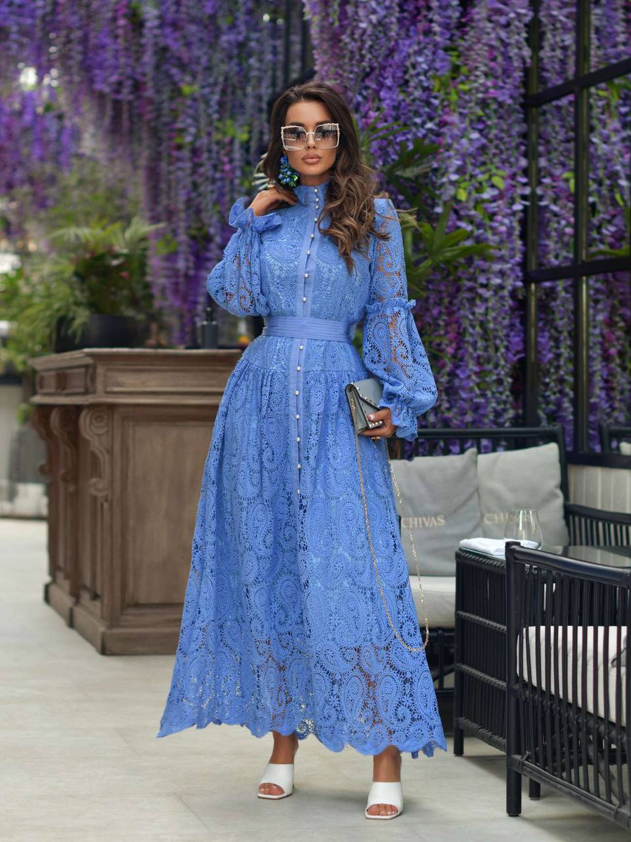 Волшебные кружевные платья всегда привлекают внимание, поскольку придают невероятную женственность и красоту.-12