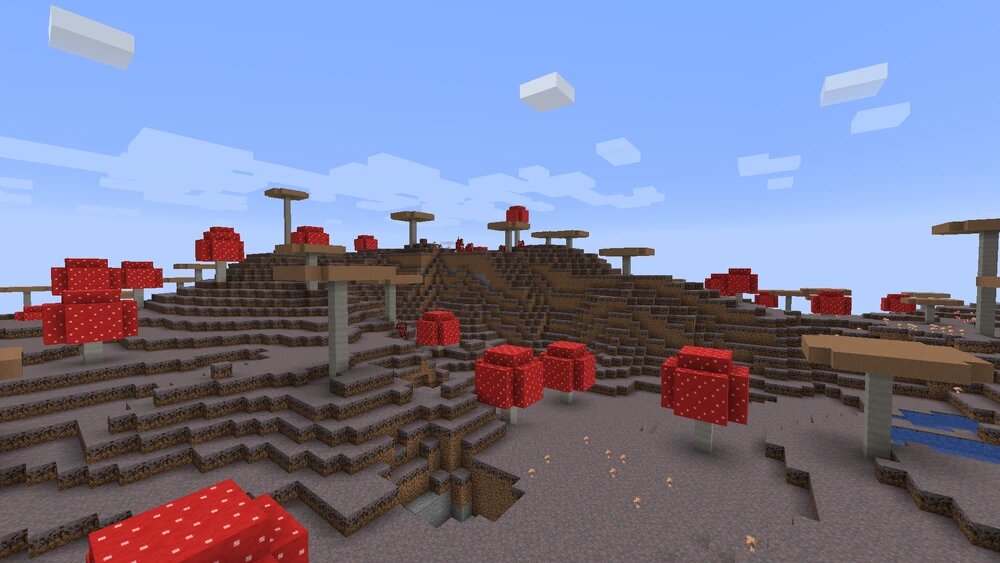 Грибной биом в Майнкрафте (С) MinecraftWiki