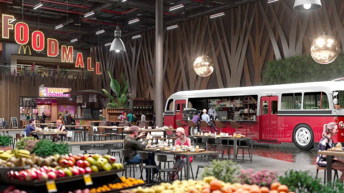 Рендер проекта. Гастрономический центр