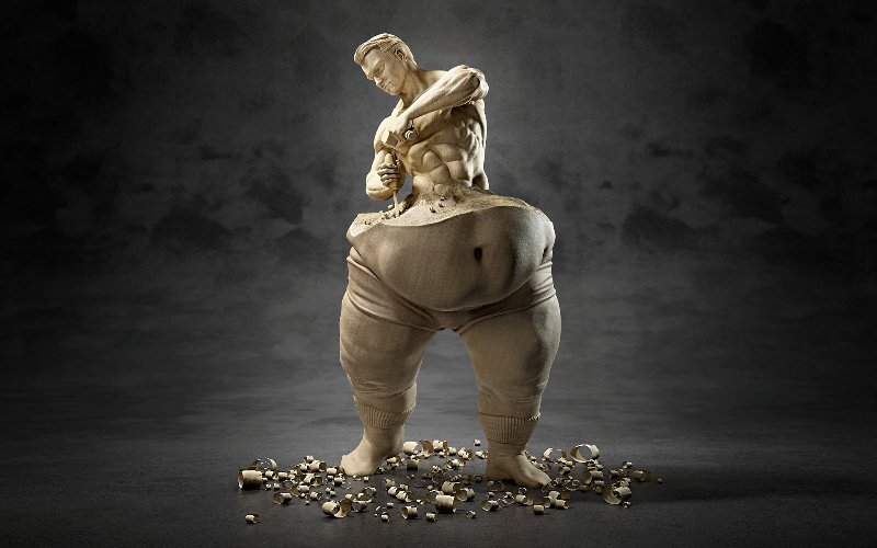 Digital sculpture by Lean Alvesan and Alex Meireles