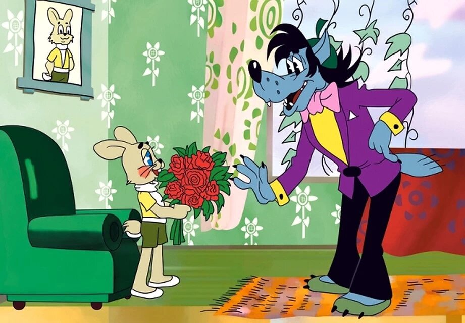 Кадр из м/ф "Ну, погоди"