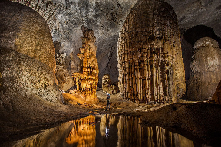 Удивительные сталагмиты.  Фото с просторов интернета